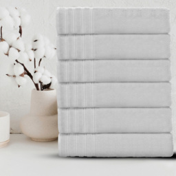 Velosso Hampi Cotton White Hand Towel Set of 2 - Wilko - thumbnail 3