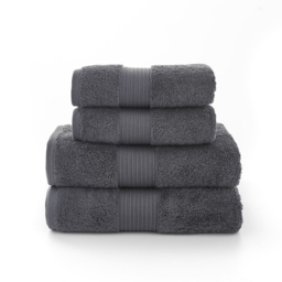 Deyongs Bliss Pima Carbon Hand Towel 2 Pack - Size: 50 x 90cm - Grey - Wilko - thumbnail 4