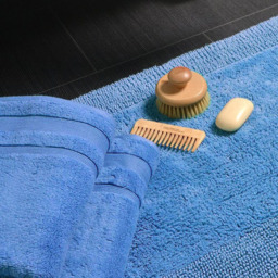 Allure Bath Fashions Luxury Zero Twist Egyptian Cotton Cornish Blue Hand Towel 2 Pack - Size: 50 x 85cm - Wilko - thumbnail 3