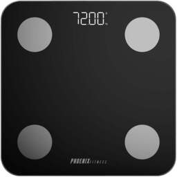 Phoenix Fitness Smart Body Fat Scale with 14 Measurements - Size: 32 x 31 x 35cm - Black - Wilko