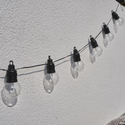 ValueLight Maritta Festoon Black Warm White Outdoor String Globe Light Set of 30 - Size: 12 x 1236 x 25cm - ValueLights - Wilko - thumbnail 5