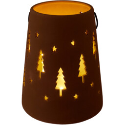 Ceramic Forest Lantern - Frosted Green - Wilko - thumbnail 4