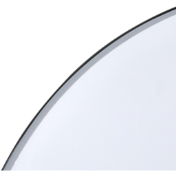 Living and Home Black Round Metal Frame LED Wall Mirror - Size: 60 x 60 x 4cm - Wilko - thumbnail 6