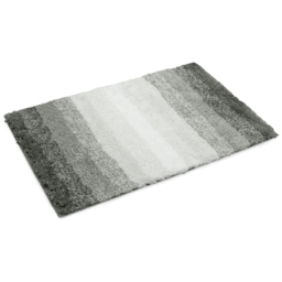 Mayfair Superstripe Grey Bath Mat Set - Silver - Wilko - thumbnail 5