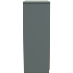 Crowndale Las Vegas 4 Drawer Reed Green Deep Chest of Drawers Ready Assembled - Wilko - thumbnail 5