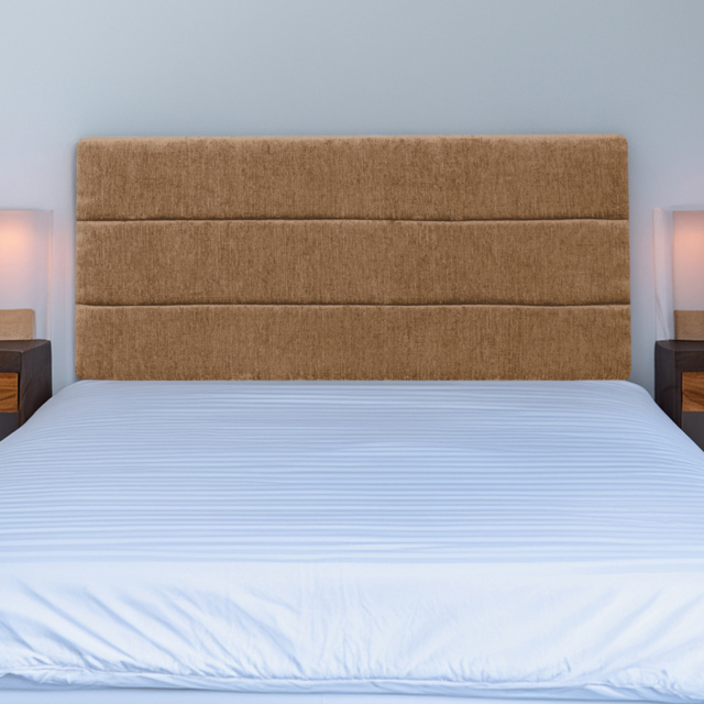 Bedmaster Milan Small Double Mink Chenille Lined Headboard - Cream - Wilko - image 1