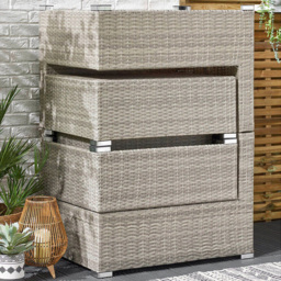 Outdoor Essentials Avalon 4 Seater Natural Rattan Garden Lounge Set - Grey - Wilko - thumbnail 7