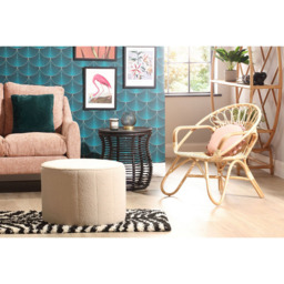Desser Nordic Natural Rattan Chair - Size: Single - Cream - Desser Furniture - Wilko - thumbnail 7