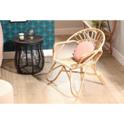 Desser Nordic Natural Rattan Chair - Size: Single - Cream - Desser Furniture - Wilko - thumbnail 6