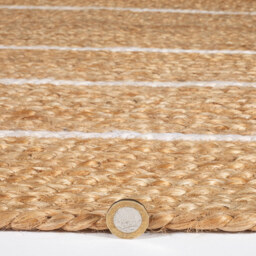 Prestbury Natural Border Braided Rug 120 x 170cm - Brown - Wilko - thumbnail 5