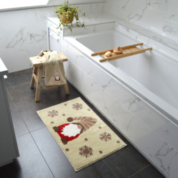 Allure Bath Fashions Luxury Gonk Christmas Brown Non Slip Bath Mat 50 x 80cm - Size: 50 x 85 x 1cm - Natural - Wilko - thumbnail 5