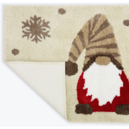 Allure Bath Fashions Luxury Gonk Christmas Brown Non Slip Bath Mat 50 x 80cm - Size: 50 x 85 x 1cm - Natural - Wilko - thumbnail 4