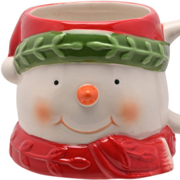 The Seasonal Gift Co. Santa & Friends Nordic Snowy Ceramic Mug - Size: 9.5 x 14 x 10cm - White - Wilko - thumbnail 3