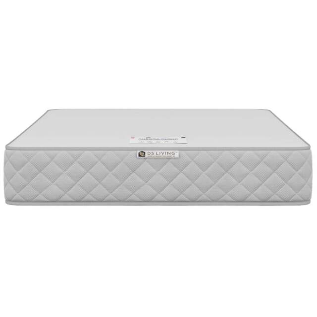 DS Living Aurora Soothe King Size Bonnell Spring Mattress with Reflex Foam Layers - White - Wilko - image 1