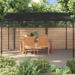 vidaXL 4 x 3m Anthracite Gazebo Canopy - Grey - Wilko