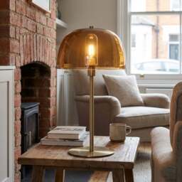 Adeleyn Table Lamp Brown - Wilko - thumbnail 6