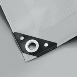 tectake Waterproof Mould Resistant Tarpaulin Protective Cover 500 x 300cm - Size: 0.5 x 500 x 300cm - Grey - Wilko - thumbnail 5