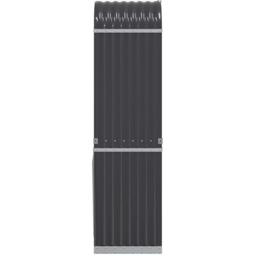 vidaXL Anthracite Galvanised Steel Firewood Log Holder 170 x 40 x 45cm - Grey - Wilko - thumbnail 5
