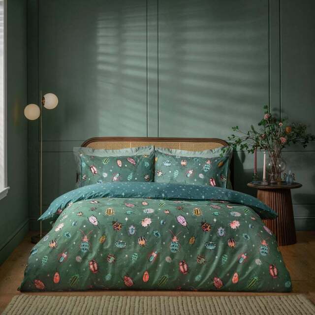 furn. Beetalis Single Insect Multicolour Duvet Set - Wilko - image 1