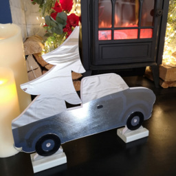 Samuel Alexander Infinity Light Up Truck Christmas Decoration 40cm - Size: 32 x 40 x 40cm - Red - Wilko - thumbnail 5