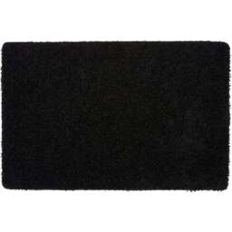 My Rug Black Rug 100 x 150cm - Size: 100 x 150 x 2cm - Wilko - thumbnail 1