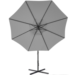 Living and Home 4 Piece Square Parasol Base with Cross Base 100 x 100cm - Size: 3m - Grey - Wilko - thumbnail 4