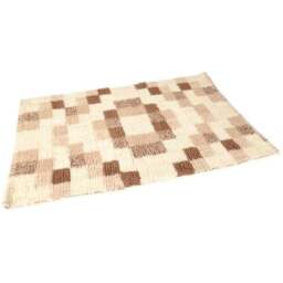 Allure Bath Fashions Natural Mosaic Bath Mat 50 x 80cm - Brown - Wilko