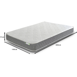 Starlight Beds Jump n Tac European Double Grey Memory Foam with Spring Mattress - Wilko - thumbnail 7