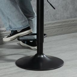 Portland Brown Adjustable Bar Stool Set of 2 - Wilko - thumbnail 4