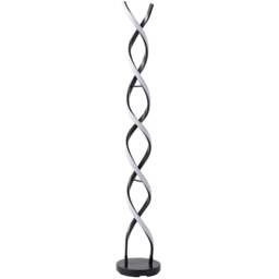 ValueLights Infinity Black Double Twist Integrated LED Floor Lamp - Size: 120 x 20 x 20cm - Wilko - thumbnail 1