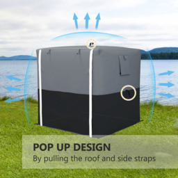 Outsunny 2 x 2m Black Pop Up Gazebo - Wilko - thumbnail 6