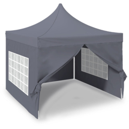 Jack Stonehouse 3 x 3m Dark Grey Portable Pop Up Gazebo - Wilko - thumbnail 3
