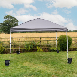 Jack Stonehouse 3 x 3m Dark Grey Portable Pop Up Gazebo - Wilko - thumbnail 7