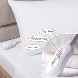 Velosso Double Electric Blanket - Size: 150 x 120 x 1cm - White - Wilko - thumbnail 4