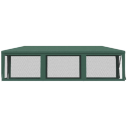 vidaXL 3 x 9m Green Party Tent with 8 Mesh Sidewalls - Wilko - thumbnail 5