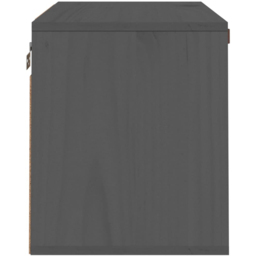 vidaXL Single Door Grey Wall Cabinet - Size: 35 x 60 x 30cm - Wilko - thumbnail 5