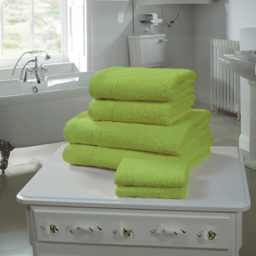 Rapport Home Chatsworth Super Soft 600gsm Combed Cotton Green Hand Towel - Size: 3 x 80 x 50cm - Wilko - thumbnail 3