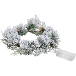 Frosted Pine LED Candle Set - Natural - Wilko - thumbnail 5