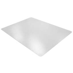 Cleartex Advantagemat PVC Rectangular Chair Mat for Carpets up to 6mm 75 x 120cm - Floortex - Wilko