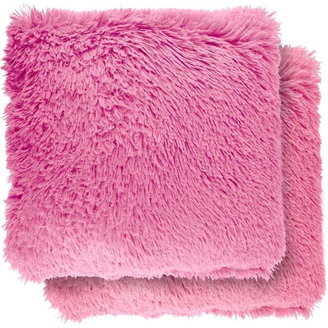 Serene Teddy Pink Cushion Cover 43 x 43cm - Wilko - image 1