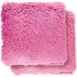 Serene Teddy Pink Cushion Cover 43 x 43cm - Wilko