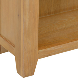 Seconique Windsor 2 Shelf Natural Oak Low Bookcase - Size: 91 x 80 x 32cm - Wilko - thumbnail 7