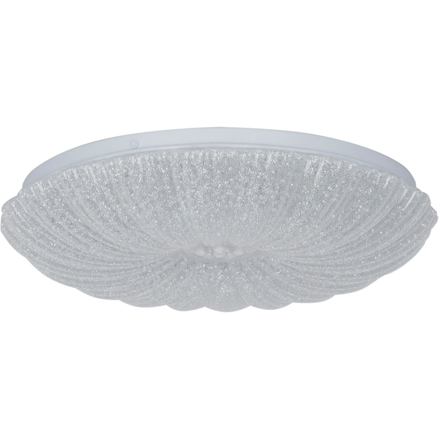 Lighting Collection Alaric Floral Led Ceiling Light - Size: 7.4 x 33 x 33cm - White - Wilko - image 1