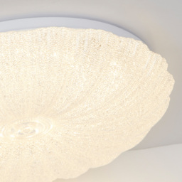 Lighting Collection Alaric Floral Led Ceiling Light - Size: 7.4 x 33 x 33cm - White - Wilko - thumbnail 5