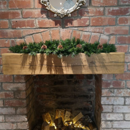 Samuel Alexander Snow Time Green Princess Christmas Garland Swag with Pinecones 90cm - Size: 90 x 90 x 15cm - Wilko - thumbnail 3