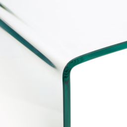 Julian Bowen Amalfi Kahlo Glass Desk and Blue Swivel Office Chair - Wilko - thumbnail 5