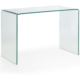 Julian Bowen Amalfi Kahlo Glass Desk and Blue Swivel Office Chair - Wilko - thumbnail 4