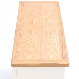 Cosenza 4 Drawer Off White Chest of Drawers with Brass Cup Handles - Wilko - thumbnail 7