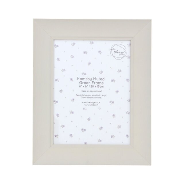 Hemsby Photo Frame Muted Green 8 x 6in - The Port. Co Gallery - Wilko - image 1