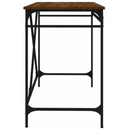vidaXL 2 Door Modern Desk White - Size: 75 x 100 x 50cm - Brown - Wilko - thumbnail 6
